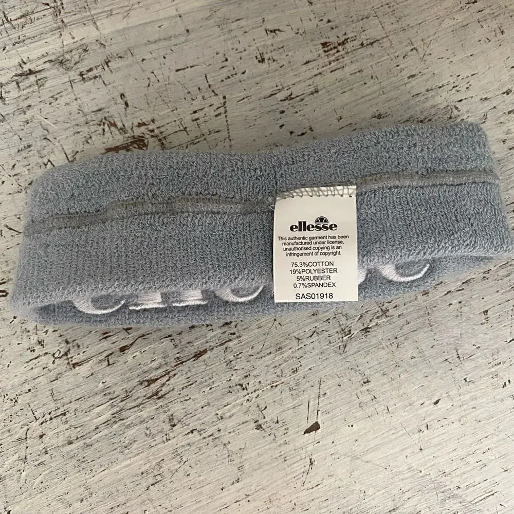 ellesse logo headband blue